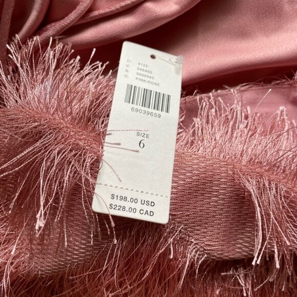 Anthropologie Hutch Feathered Jumpsuit  pink new with tag - Picture 3 of 4